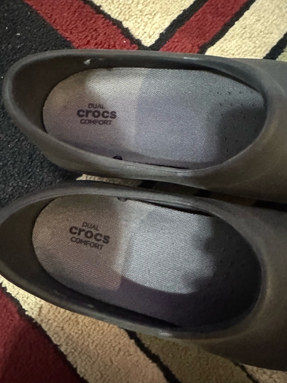CROCS Black Bistro Slip-On Work Clogs - Picture 4 of 4